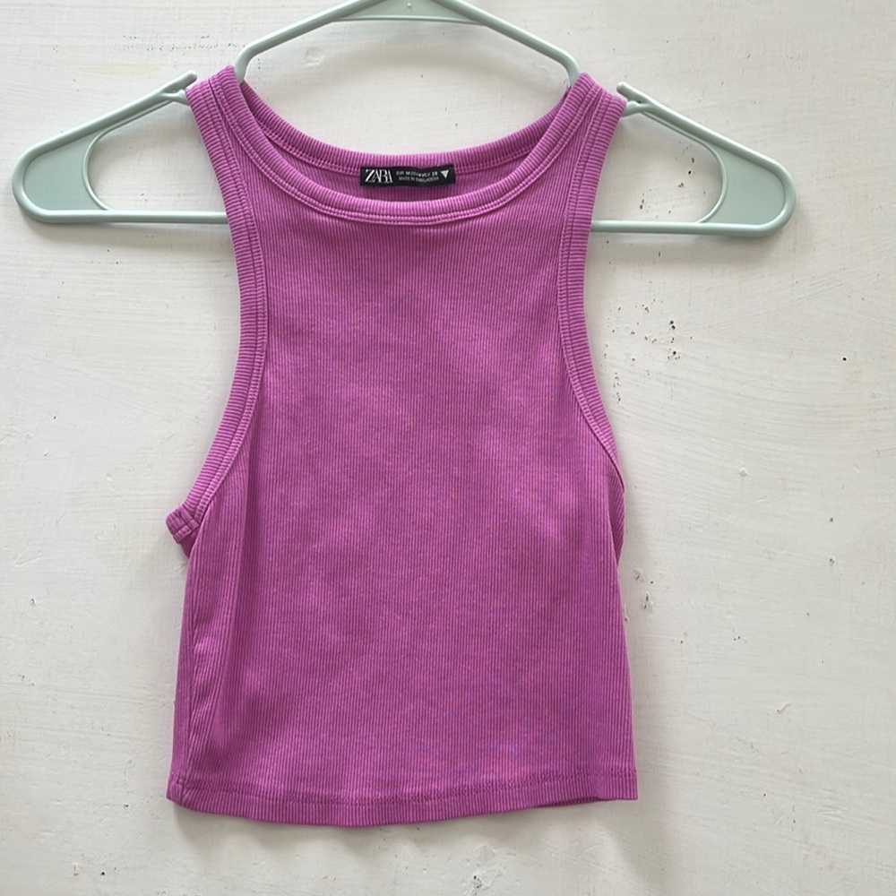 Zara cropped tank